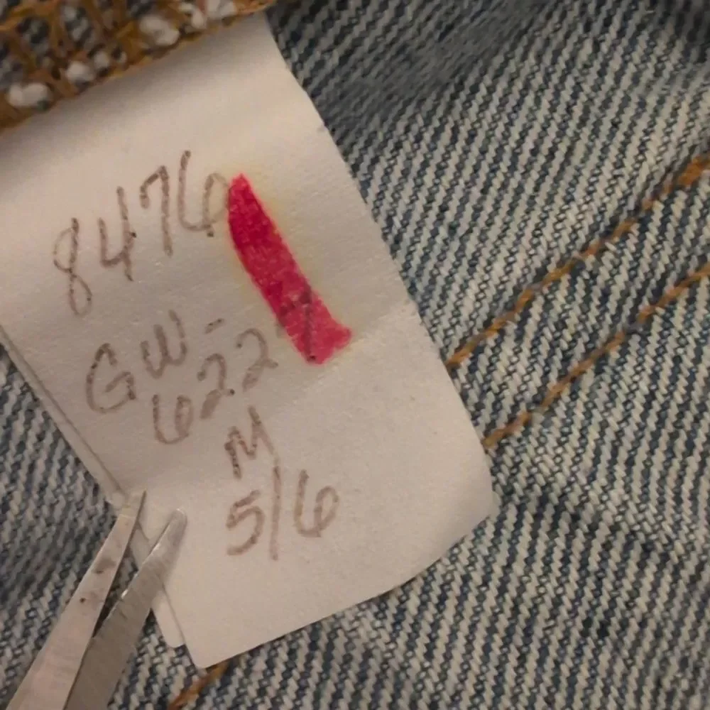 Kids Vintage Blue Denim Chore Jean Jacket‎ Size 5/6 Youth